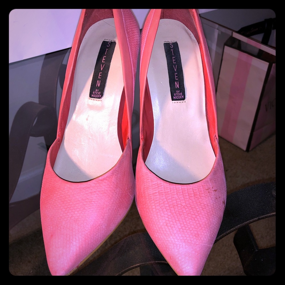 Madden Girl Peach Heel 7.5